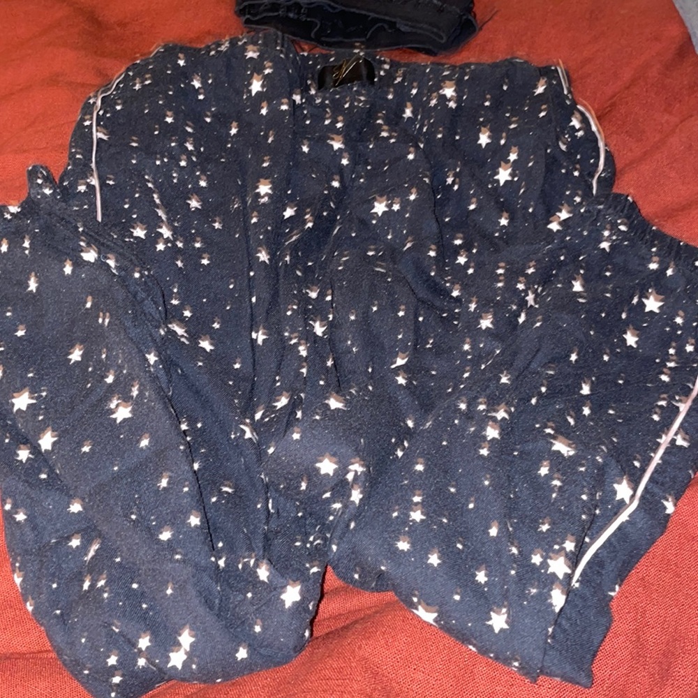 Black with Stars Victoria’s Secret Pajama Pants